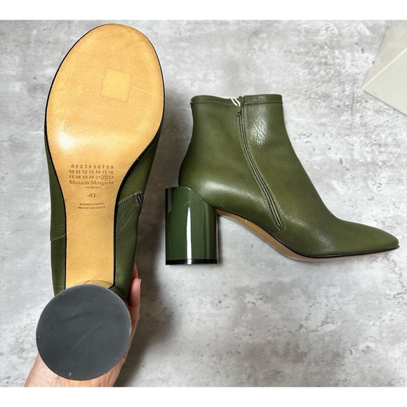 Maison Margiela off-center stacked heel ankle boot 41 - Picture 4 of 12